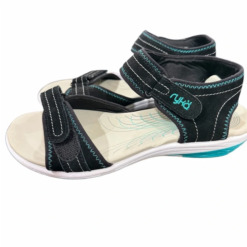 NWOB Ryka Elite Sling back Comfort Walking Sandals Size 7.5 Adjustable Straps